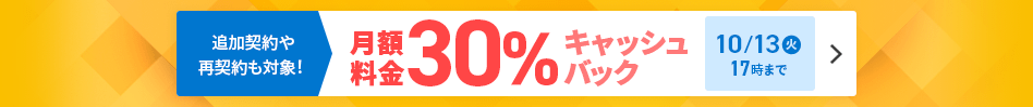 �������30%����å���Хå������ڡ��� 10��13��(��)17:00�ޤ�