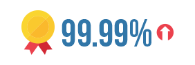 稼働率99.99%以上